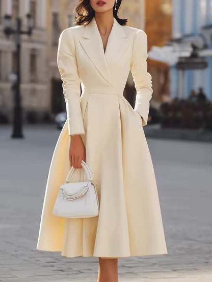 Manga longa férias retalhos chique maxi vestido feminino outono com decote em v vestido de festa fino elegante moda