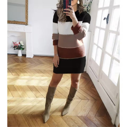 2025 outono vestidos longos para mujer vestidos 2025 mulher roupas femininas casual estilo simples cor