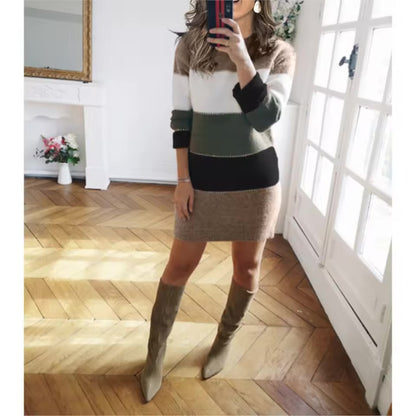 2025 outono vestidos longos para mujer vestidos 2025 mulher roupas femininas casual estilo simples cor