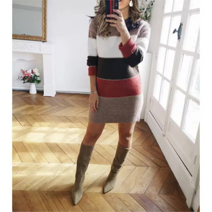 2025 outono vestidos longos para mujer vestidos 2025 mulher roupas femininas casual estilo simples cor