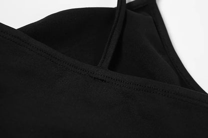 2022 Sexy Spaghetti Strap Bodycon Dress Women Backless Folds Wrap Hip Dresses Female Causal Streetwear Slim Dress Vestidos Robes